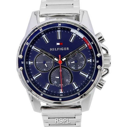 Montre Homme Tommy Hilfiger Mason Multifonction Cadran Bleu Quartz 1791788