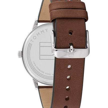 Montre Homme Tommy Hilfiger Hendrix Bracelet en Cuir Cadran Gris Quartz 1791840
