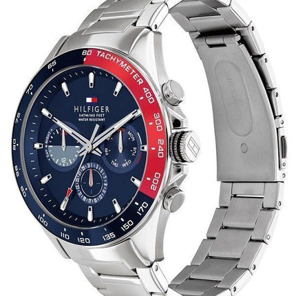 Montre Homme Tommy Hilfiger Acier Inoxydable Multifonction Cadran Bleu Quartz 1791968