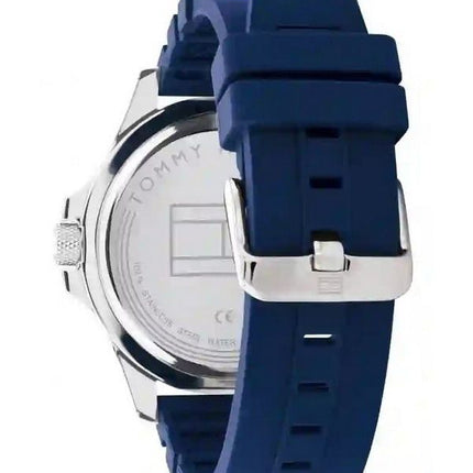 Montre Homme Tommy Hilfiger Ryan Bracelet en Silicone Cadran Bleu Quartz 1791991