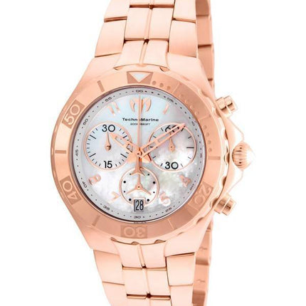 Montre TechnoMarine Pearl mer Collection chronographe TM-715005 féminin
