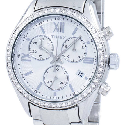 Montre Timex Miami Chronographe Quartz diamant Accent TW2P66800 féminin