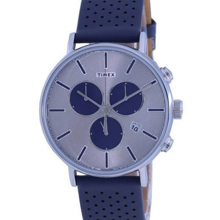 Montre pour homme Timex Fairfield Supernova chronographe avec bracelet en cuir à quartz TW2R97700