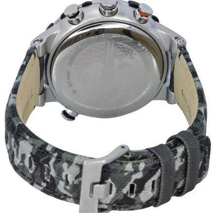 Montre pour homme Timex Expedition North Tide-Temp-Compass avec bracelet camouflage et cadran noir à  quartz TW2V22300 100M