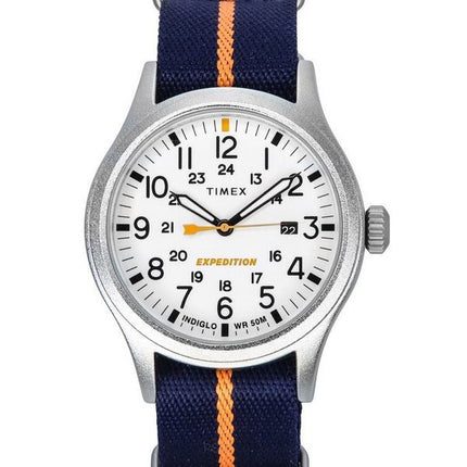 Montre pour homme Timex Expedition North Sierra avec bracelet en tissu et cadran blanc à  quartz TW2V22800