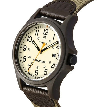 Montre Timex Expedition Camper Acadia à  cadran crà¨me à  quartz TW4B23700 pour homme