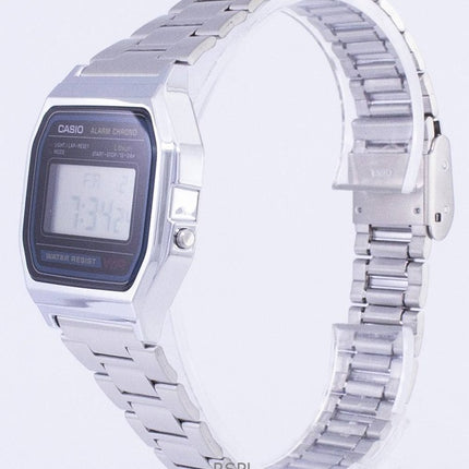 Montre Casio numérique à quartz A158WA-1DF pour homme, en acier inoxydable, avec alarme quotidienne, remise à neuf