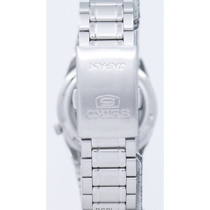 Montre unisexe Seiko 5 SNK063J5 automatique à cadran noir, fabriquée au Japon, remise à neuf