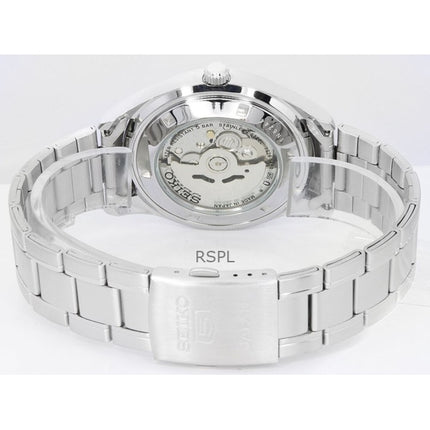 Montre homme Seiko 5 SNKP21J1 automatique en acier inoxydable avec cadran noir et chiffres arabes, remise à neuf