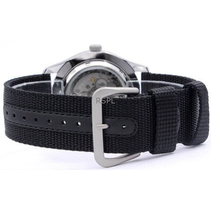 Montre homme Seiko 5 automatique à cadran noir SNZG15K1 remise à neuf