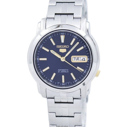 Montre homme Seiko 5 automatique à cadran bleu SNKL79K1 remise à neuf