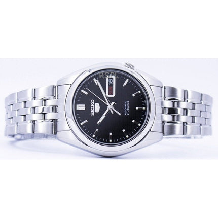 Montre homme Seiko 5, cadran noir, 21 rubis, automatique, SNK361K1, remise à neuf