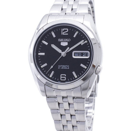 Montre homme Seiko 5 21 rubis, cadran noir, automatique, SNK393K1, remise à neuf