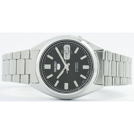 Montre homme Seiko 5 automatique à cadran noir, fabriquée au Japon, SNXS79J1, remise à neuf