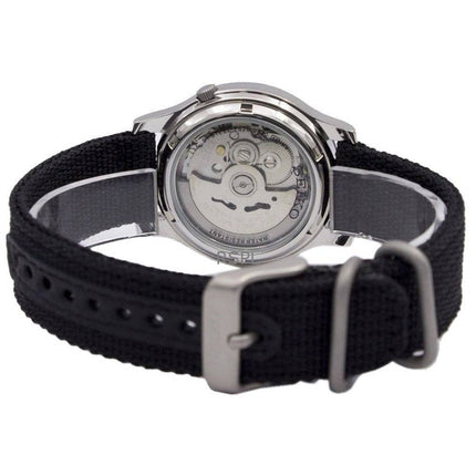 Montre homme Seiko 5 Military SNK809K2 automatique à cadran noir, remise à neuf