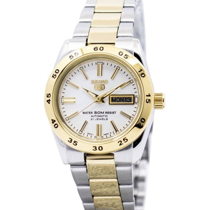 Montre femme Seiko 5 SYMG42K1 automatique à cadran blanc reconditionnée