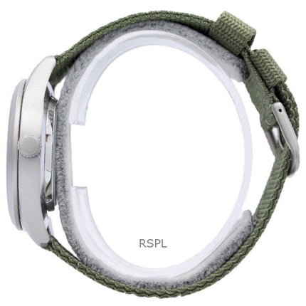 Montre homme Seiko 5 Military Green Dial Automatic Sports SNZG09K1 remise à neuf