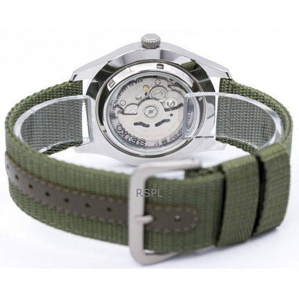 Montre homme Seiko 5 Military Green Dial Automatic Sports SNZG09K1 remise à neuf
