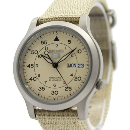 Montre automatique Seiko 5 Military SNK803K2 pour homme, bracelet en nylon, remise à neuf