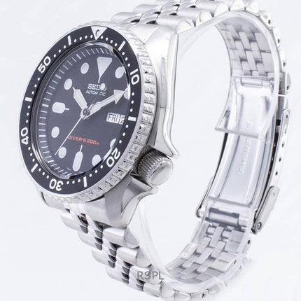 Montre de plongée automatique Seiko SKX007K2 pour homme, cadran noir, remise à neuf