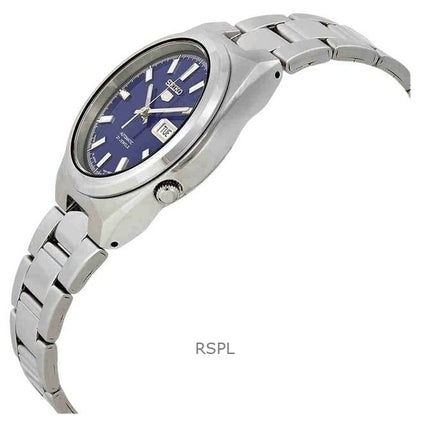Montre homme Seiko 5 en acier inoxydable, cadran bleu, 21 rubis, automatique, SNKC51J1, remise à neuf