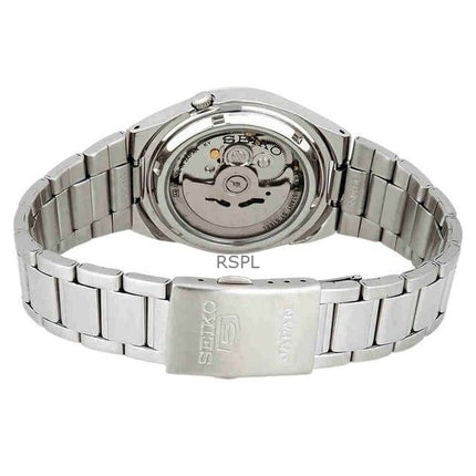 Montre homme Seiko 5 en acier inoxydable, cadran bleu, 21 rubis, automatique, SNKC51J1, remise à neuf