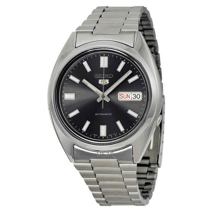 Montre homme Seiko 5 automatique à cadran noir SNXS79K1 reconditionnée
