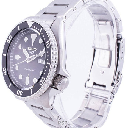 Montre homme Seiko 5 Sports SRPD55K1 automatique à cadran noir, 100 m, remise à neuf