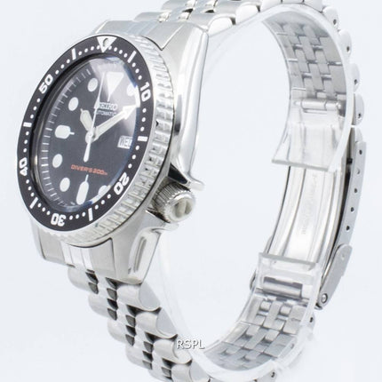 Remise à neuf de montre pour homme Seiko Automatic SKX013 SKX013K2 SKX013K Scuba Divers 21 Jewels 200M