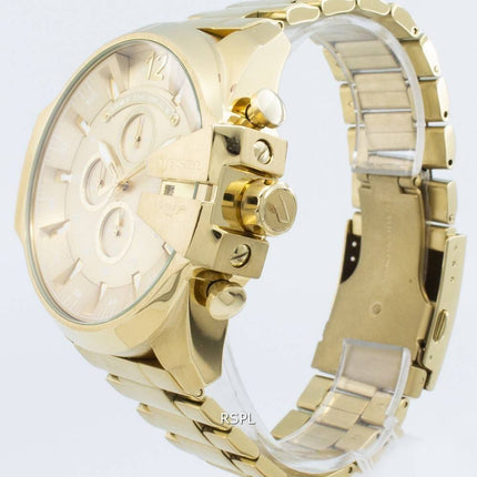 Remise à neuf de montre pour homme Mega Chief DZ4360 chronographe à quartz diesel