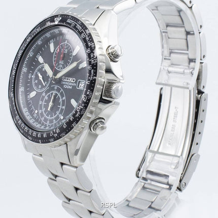Remise à neuf Seiko Chronographe SND253 SND253P1 SND253P Montre Homme Flightmaster Pilot Quartz