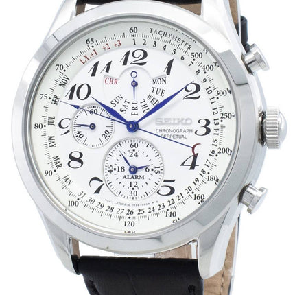 Remise à neuf Seiko Chronographe SPC131 SPC131P1 SPC131P Montre Homme Automatique Perpetual