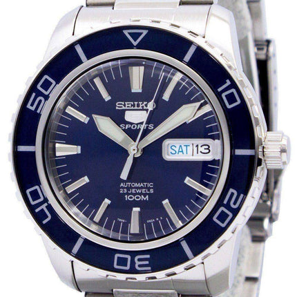 Montre pour homme Seiko Automatic Sports SNZH53 SNZH53K1 SNZH53K 100M remise à neuf