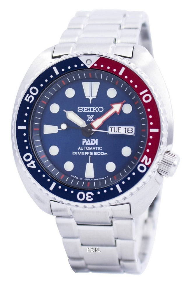 Montre pour homme Seiko Prospex PADI Automatic Diver remise à neuf fabriquée au Japon SRPA21 SRPA21J1 SRPA21J 200M