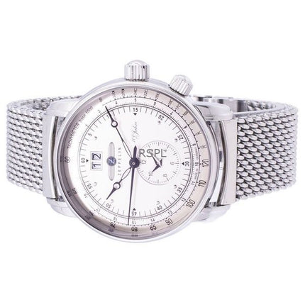 Montre homme Zeppelin 100 ans ED.1 cadran argenté à quartz 7640M1 fabriquée en Touteemagne remise à neuf