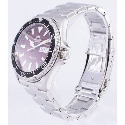 Montre homme Orient Kamasu Mako III en acier inoxydable avec cadran marron RA-AA0003R19B 200M remise à neuf