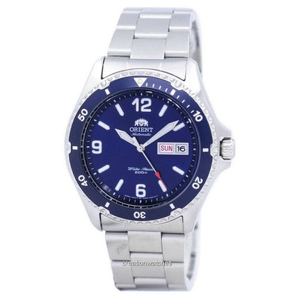 Montre homme Orient Mako II en acier inoxydable avec cadran bleu automatique 200M FAA02002D9 reconditionnée