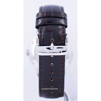 Montre homme Orient 2e génération Bambino Classic bracelet en cuir cadran champagne automatique FAC00009N0 reconditionnée
