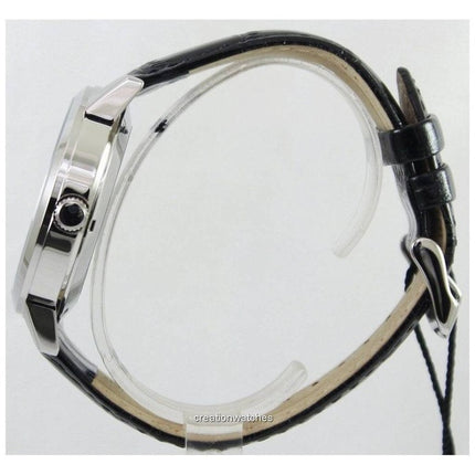 Montre homme Orient Classic avec bracelet en cuir et cadran noir, automatique, FEV0U003B, remise à neuf