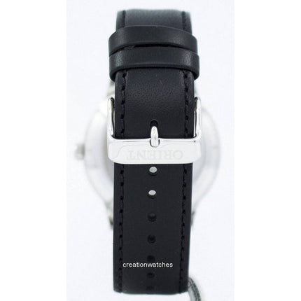 Montre homme Orient Bambino en acier inoxydable avec cadran noir automatique FAC0000DB0 remise à neuf