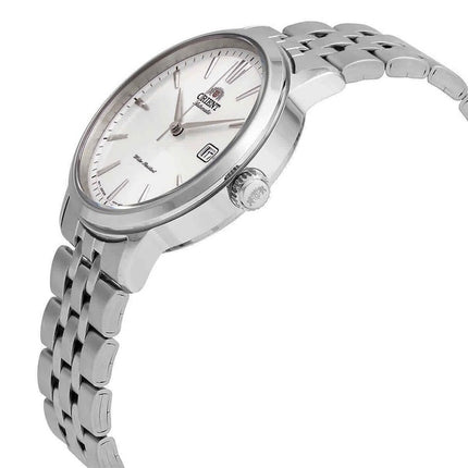 Montre homme Orient Contemporary Symphony III en acier inoxydable avec cadran argenté automatique RA-AC0F02S10B remise à neuf