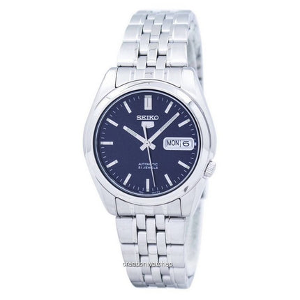 Montre homme Seiko 5 en acier inoxydable avec cadran bleu foncé SNK357K1 automatique remise à neuf