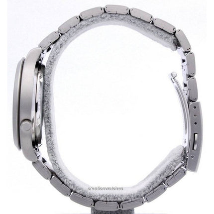 Montre homme Seiko 5 en acier inoxydable avec cadran noir automatique SNK809K1 remise à neuf