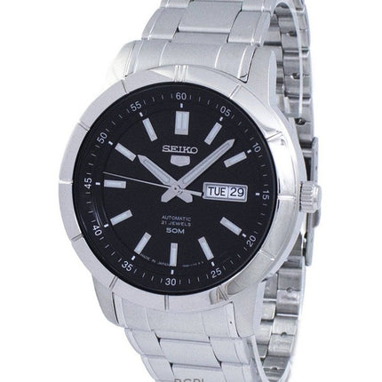 Montre homme Seiko 5 SNKN55J1 automatique en acier inoxydable avec cadran noir reconditionné