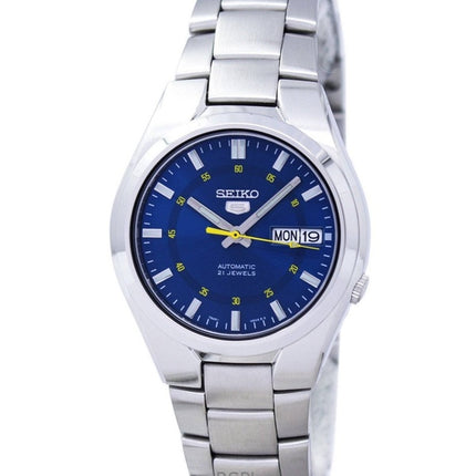 Montre homme Seiko 5 Sports en acier inoxydable avec cadran bleu automatique SNK615K1 remise à neuf