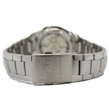 Montre homme Seiko 5 en acier inoxydable avec cadran noir automatique SNK623K1 remise à neuf