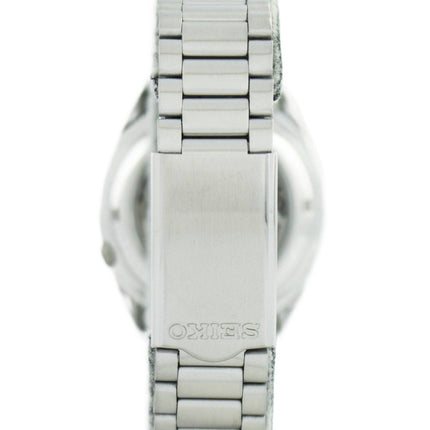Montre homme Seiko 5 en acier inoxydable avec cadran noir et 21 rubis SNXS79J1 remise à neuf