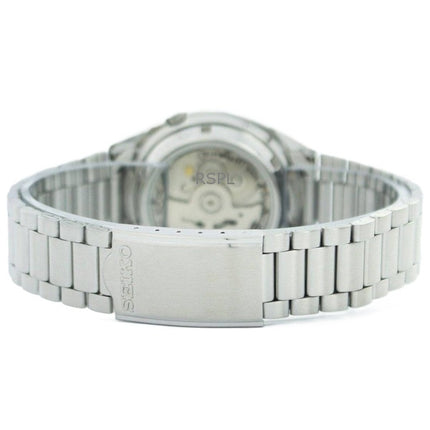Montre homme Seiko 5 en acier inoxydable avec cadran noir et 21 rubis SNXS79J1 remise à neuf
