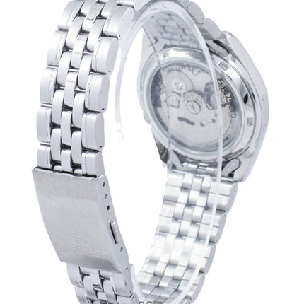Montre homme Seiko 5 en acier inoxydable avec cadran argenté et 21 rubis SNK385K1 remise à neuf