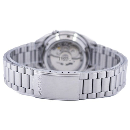 Montre homme Seiko 5 en acier inoxydable avec cadran gris et 21 rubis SNXS75K1 remise à neuf